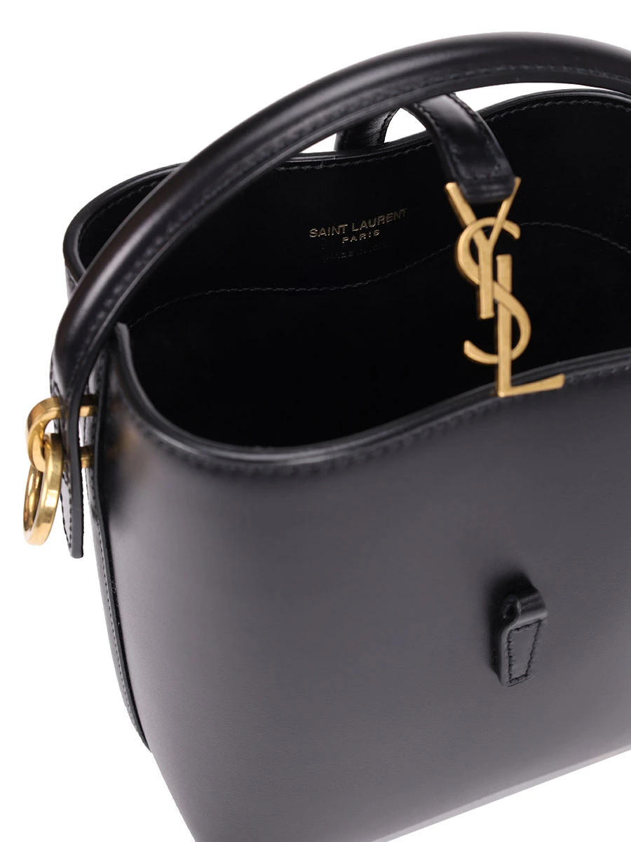 Сумка кожаная Le 37 SAINT LAURENT 765870-2R20W-1000 Черный  Фото 4
