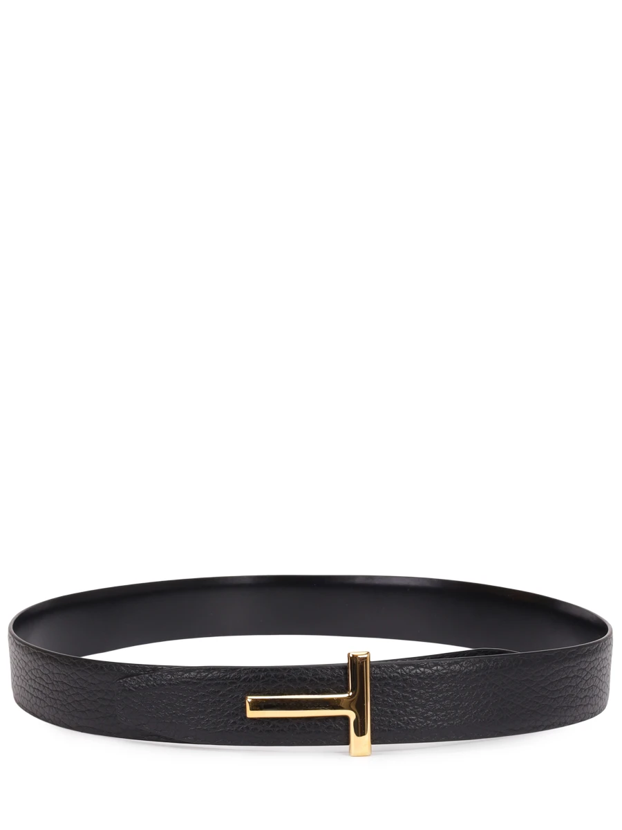 Ремень кожаный TOM FORD WB207-LCL156G 1N001 Черный 
