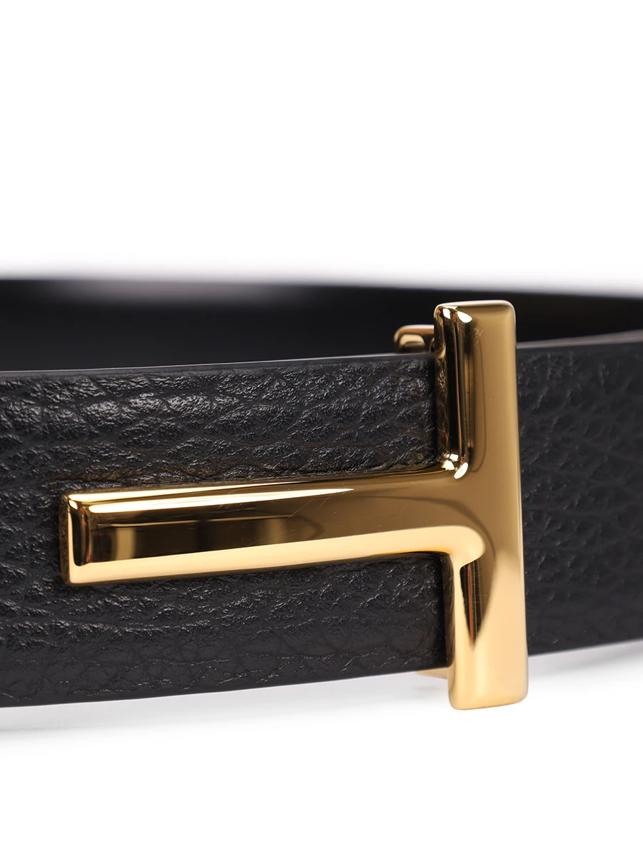 Ремень кожаный TOM FORD WB207-LCL156G 1N001 Черный  Фото 3