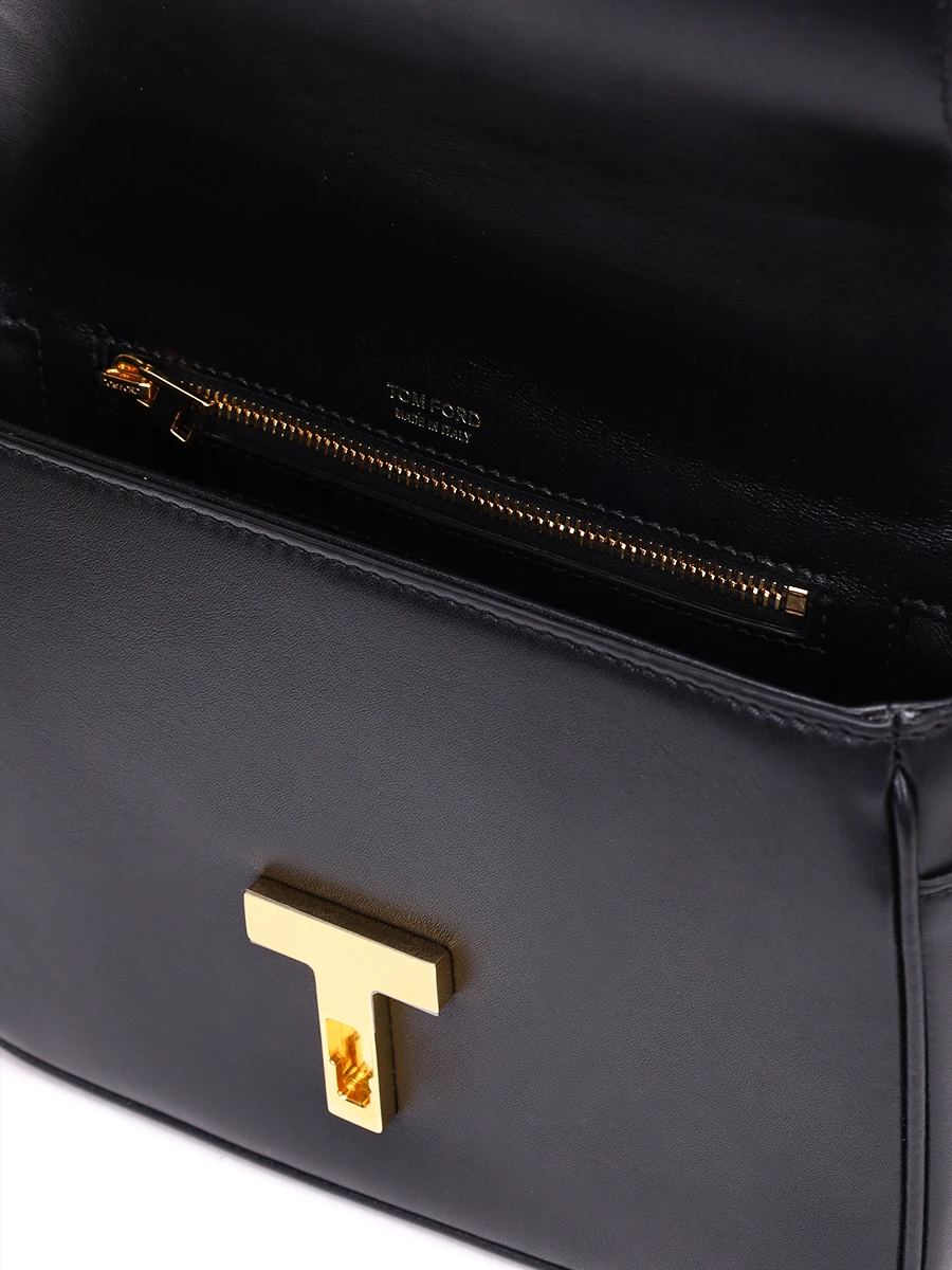 Сумка кожаная TOM FORD L1831-LCL442X 1N001 Черный  Фото 4