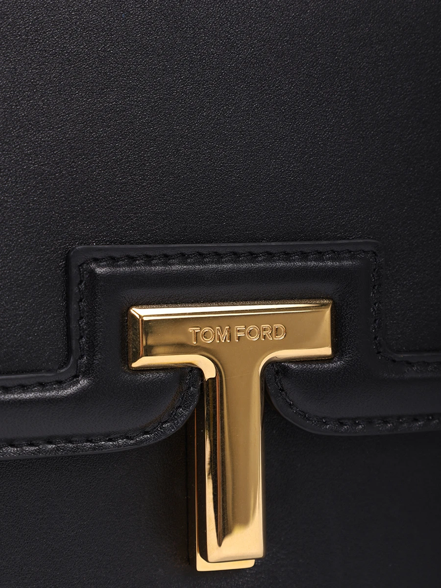 Сумка кожаная TOM FORD L1831-LCL442X 1N001 Черный  Фото 5
