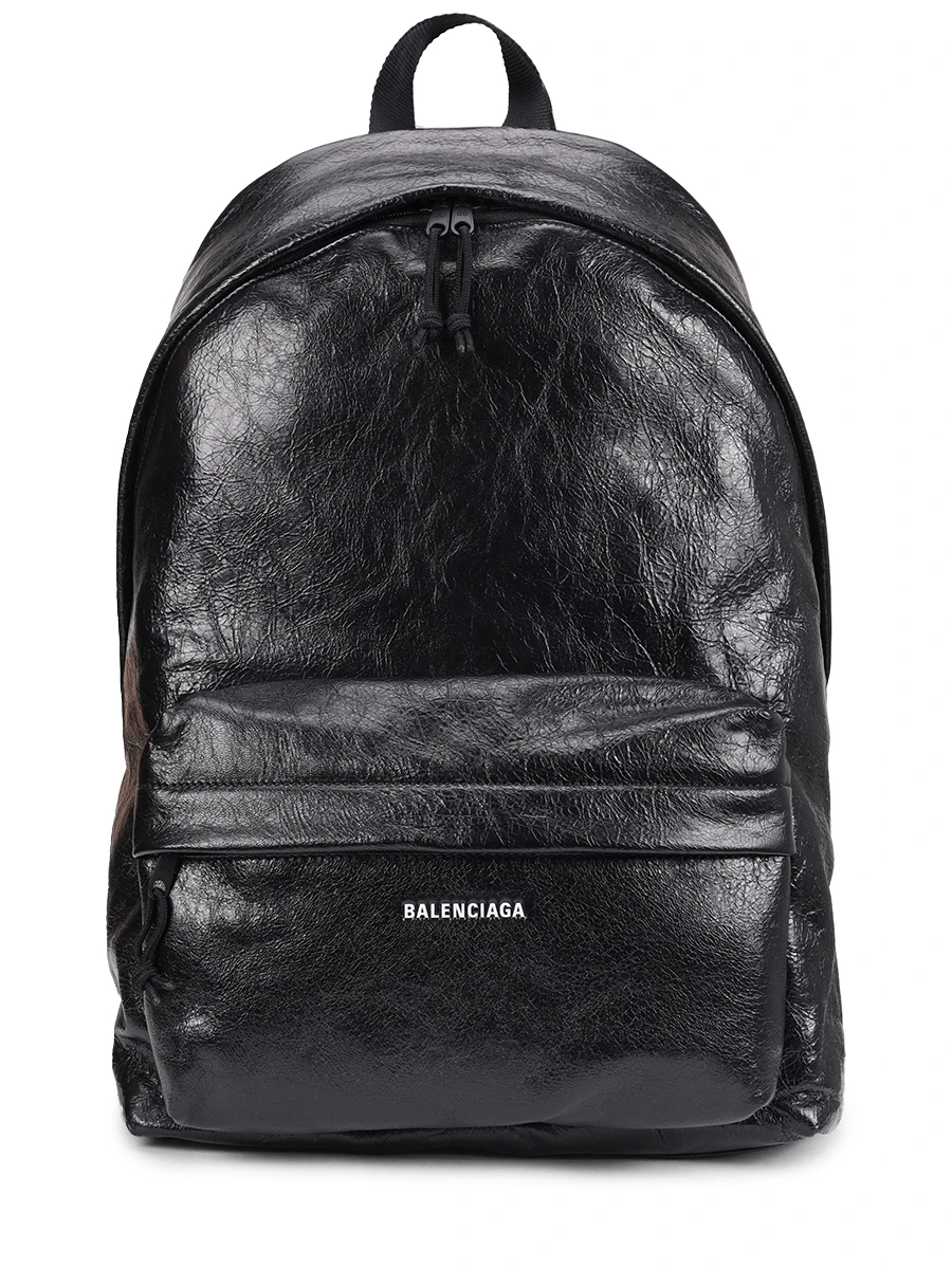 Рюкзак кожаный BALENCIAGA 5032211VG07 1000 Черный 