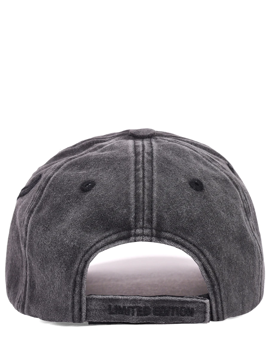 Бейсболка хлопковая VETEMENTS UA66CA150B1052 Серый  Фото 2