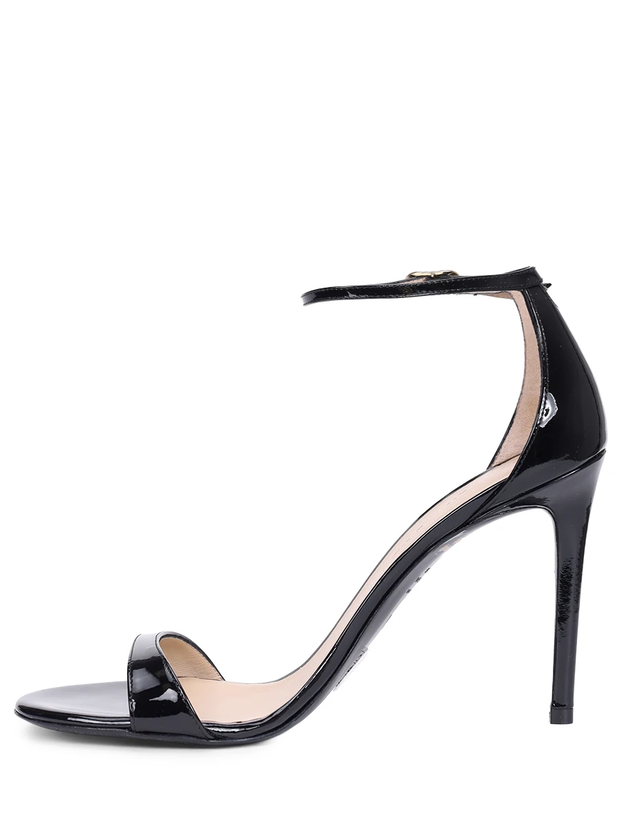 Босоножки кожаные Nudist STUART WEITZMAN SJ995BLK Черный  Фото 3