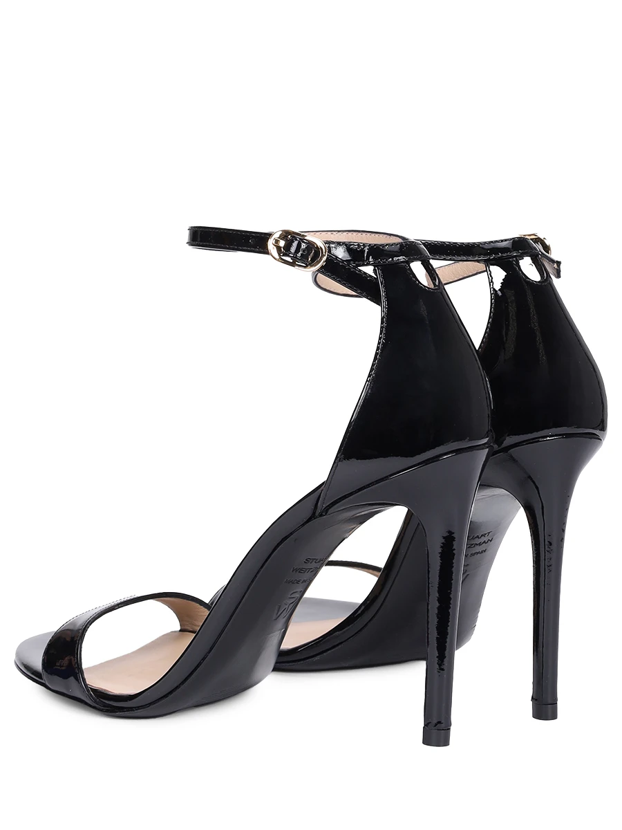Босоножки кожаные Nudist STUART WEITZMAN SJ995BLK Черный  Фото 4
