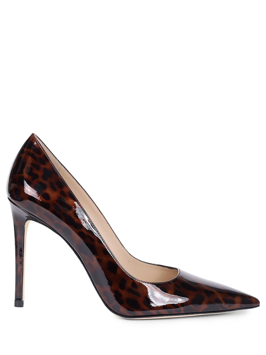 Туфли кожаные STUART WEITZMAN SJ959DBR Коричневый 