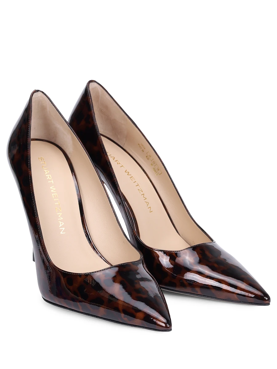 Туфли кожаные STUART WEITZMAN SJ959DBR Коричневый  Фото 2