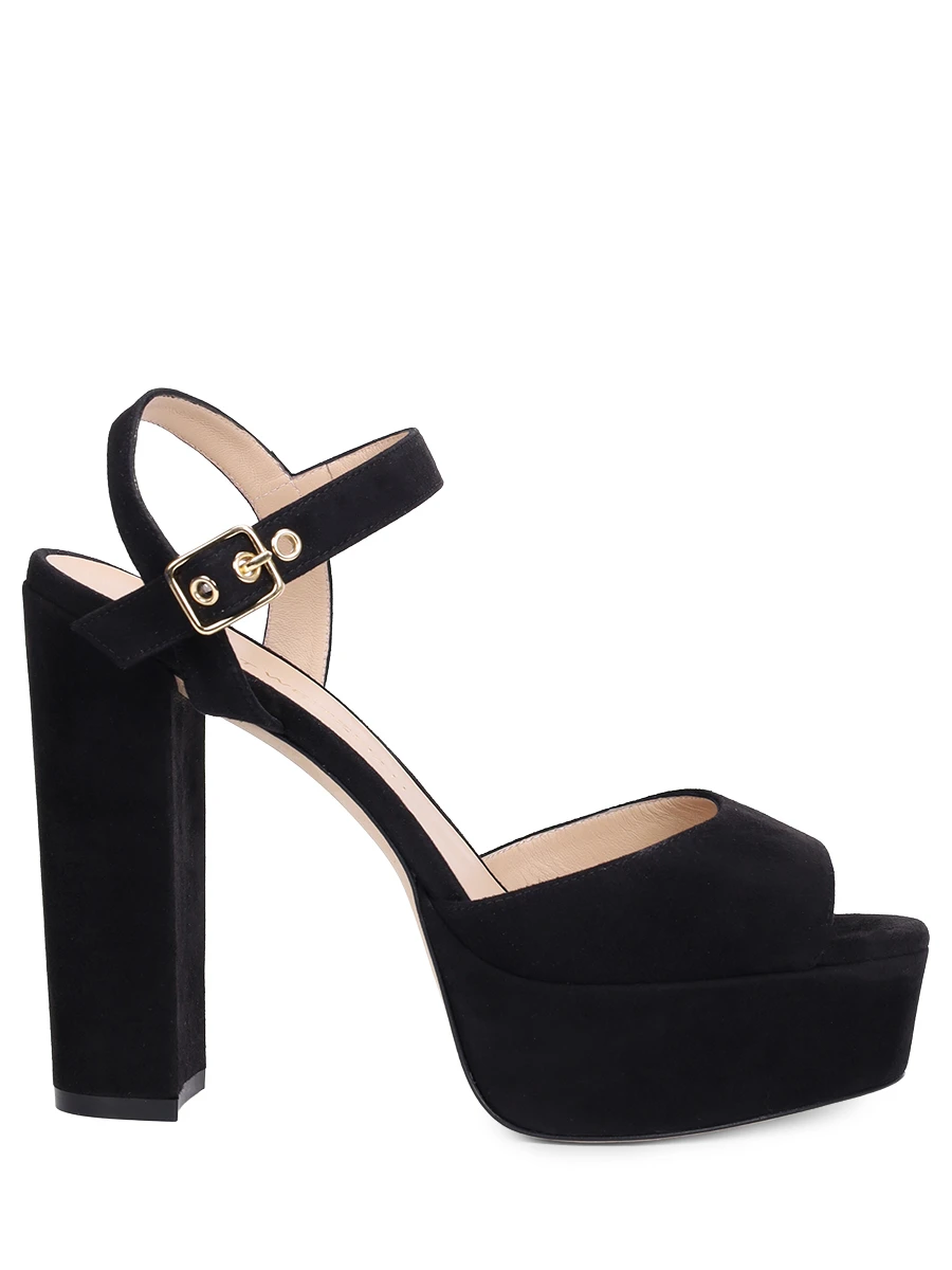 

Босоножки замшевые Ryder, Черный, S5533BLK