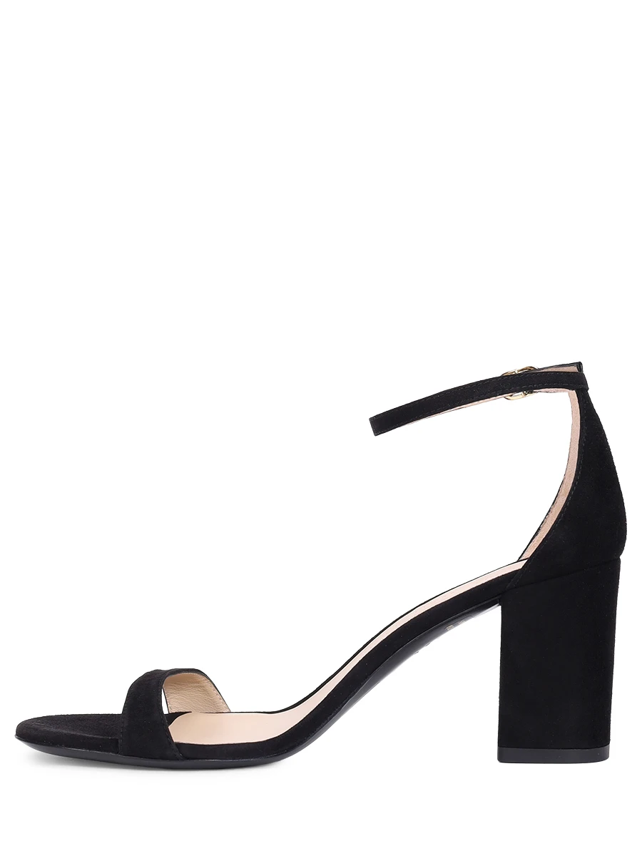 Босоножки замшевые Nudist STUART WEITZMAN SJ981BLK Черный  Фото 3
