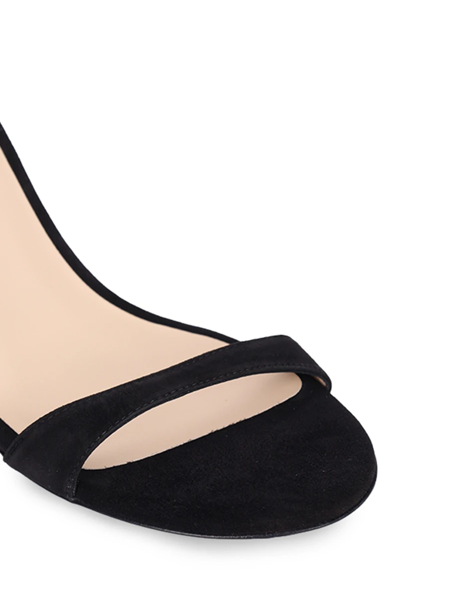 Босоножки замшевые Nudist STUART WEITZMAN SJ981BLK Черный  Фото 5