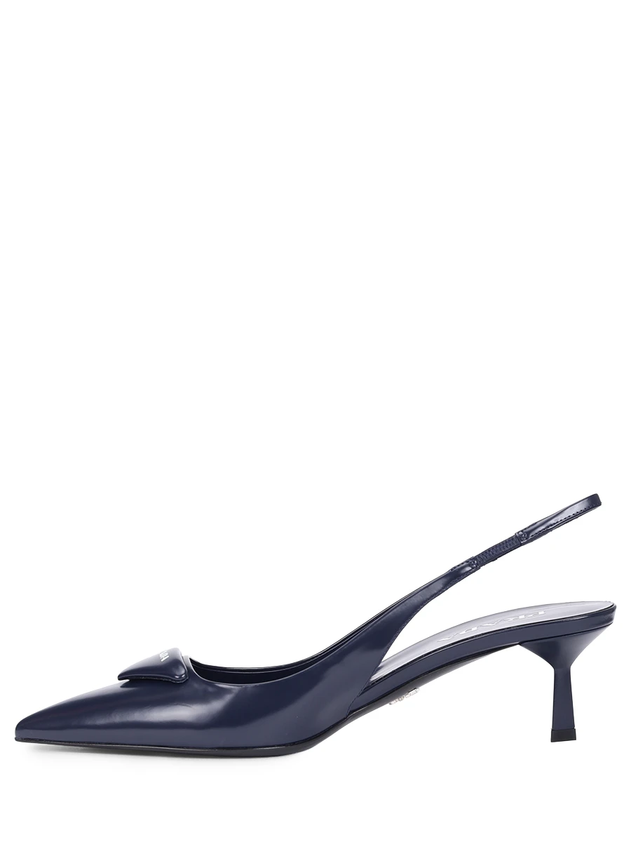 Туфли кожаные PRADA 1I901MFDD55055 F0216 Темно Синий  Фото 3