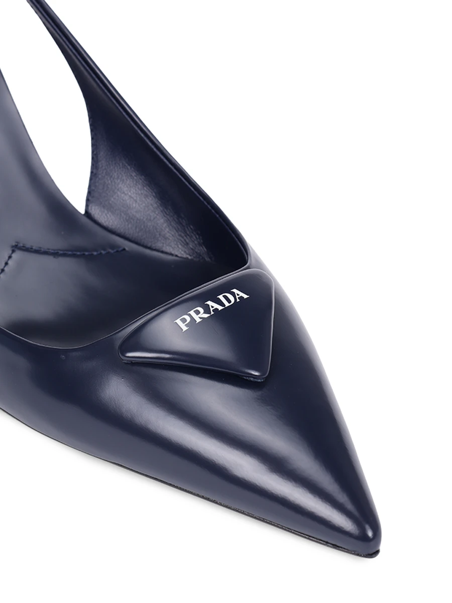 Туфли кожаные PRADA 1I901MFDD55055 F0216 Темно Синий  Фото 5