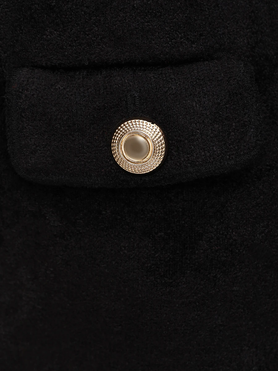 Платье из вискозы SELF-PORTRAIT RS25-085M-B Черный  Фото 6