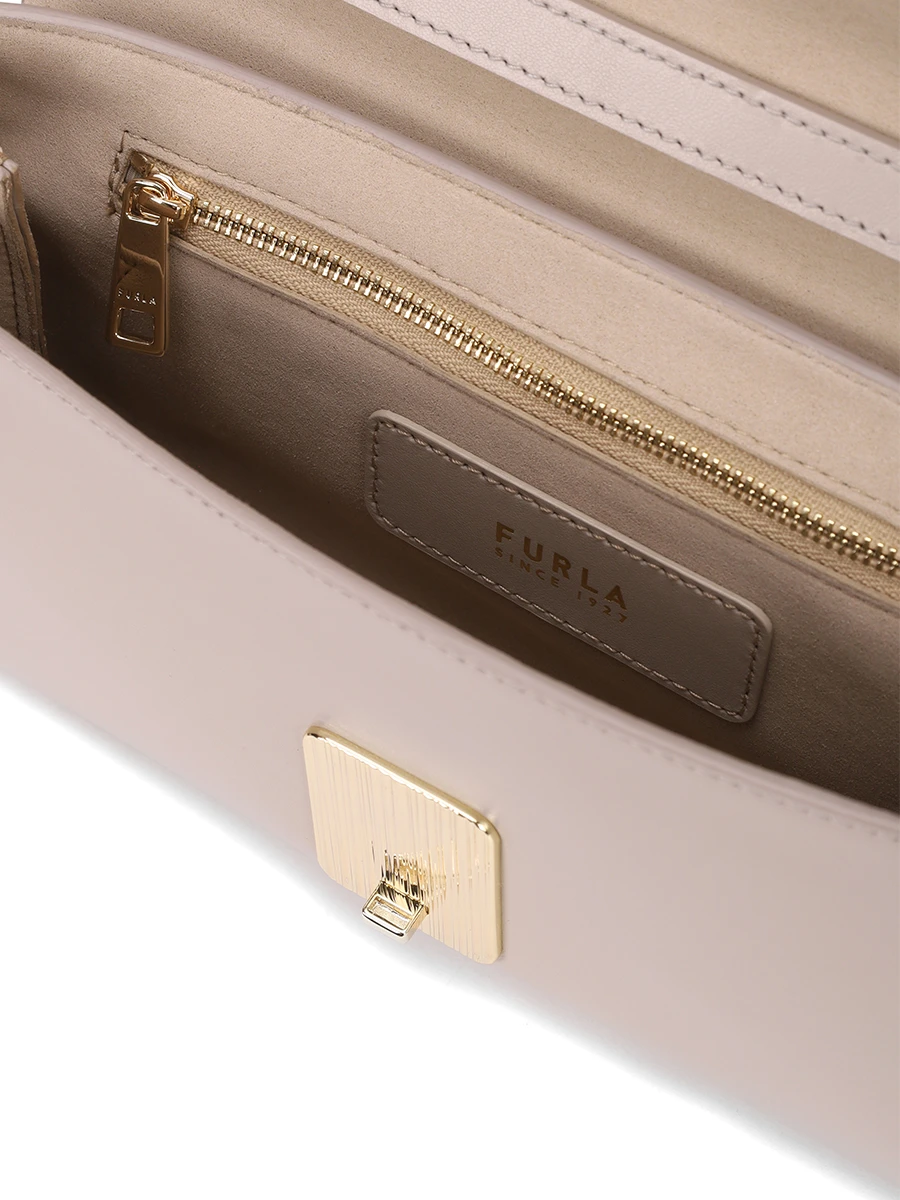 Сумка кожаная Meridiana FURLA WB01517-BX3227-VAN00 Серый  Фото 4