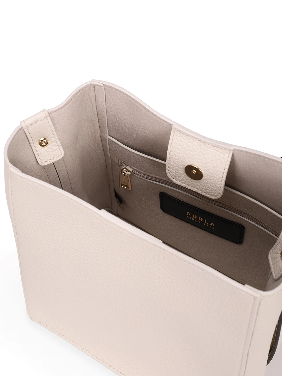 Сумка кожаная Nuvola FURLA WB01373-HSF000-PNN00 Белый  Фото 4