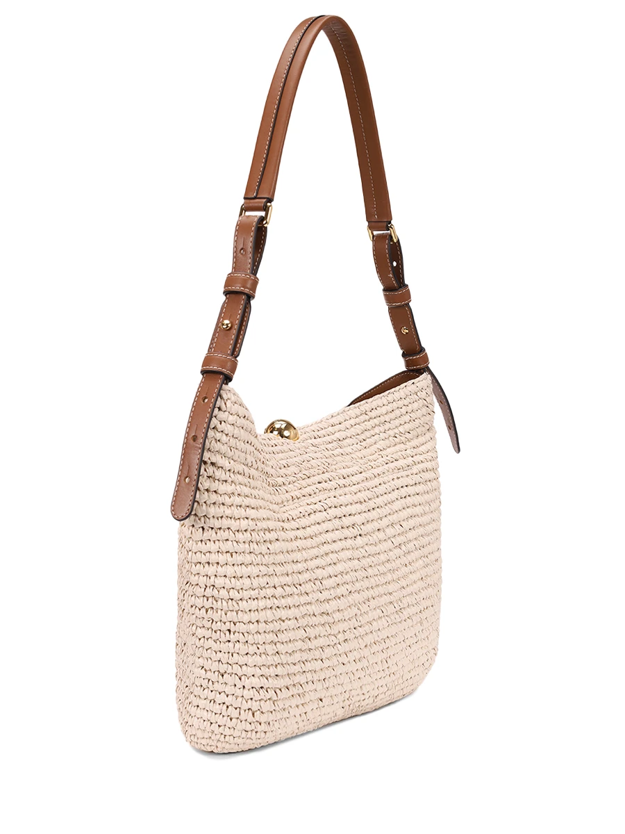 Сумка из рафии Sfera FURLA WB01716-BX3945-1107S Кремовый  Фото 3