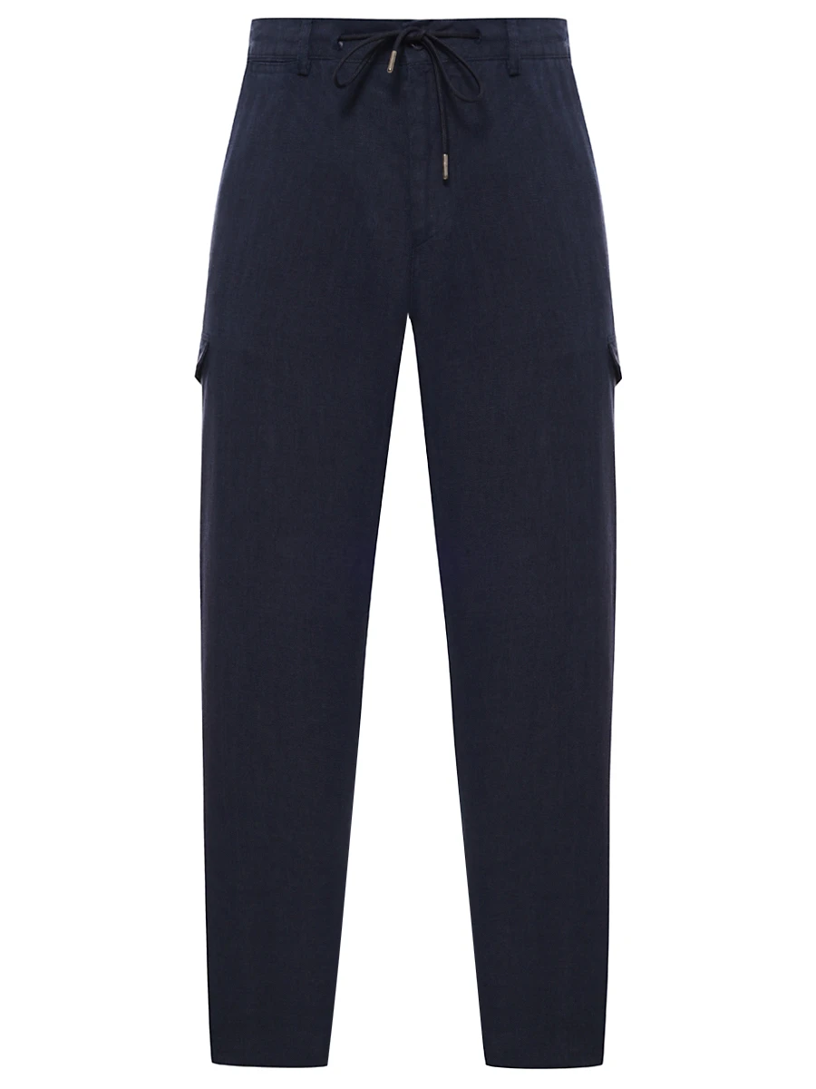 Брюки льняные CUDGI R 8551 C45 Синий 