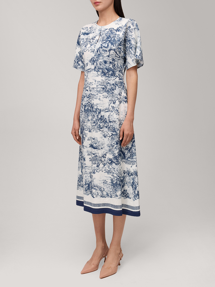 

Платье хлопковое, Синий, SDV.33.422.474 Фокс