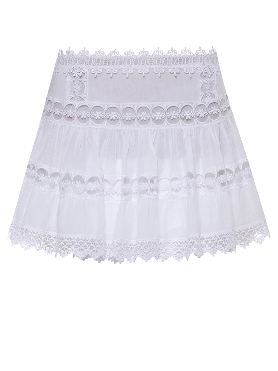 Юбка хлопковая CHARO RUIZ 201400 Белый 