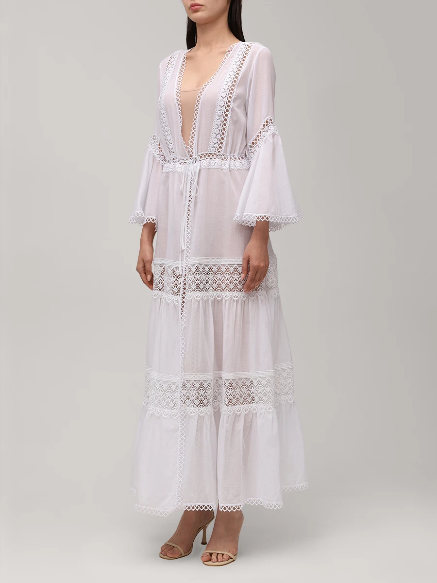 

Туника хлопковая, Белый, 221301