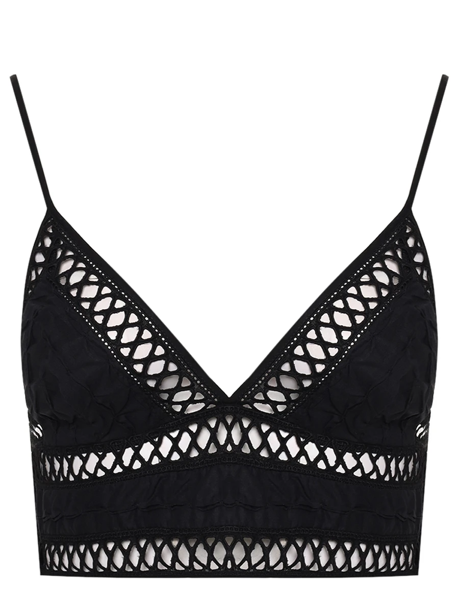 Топ хлопковый CHARO RUIZ 251104 Черный 