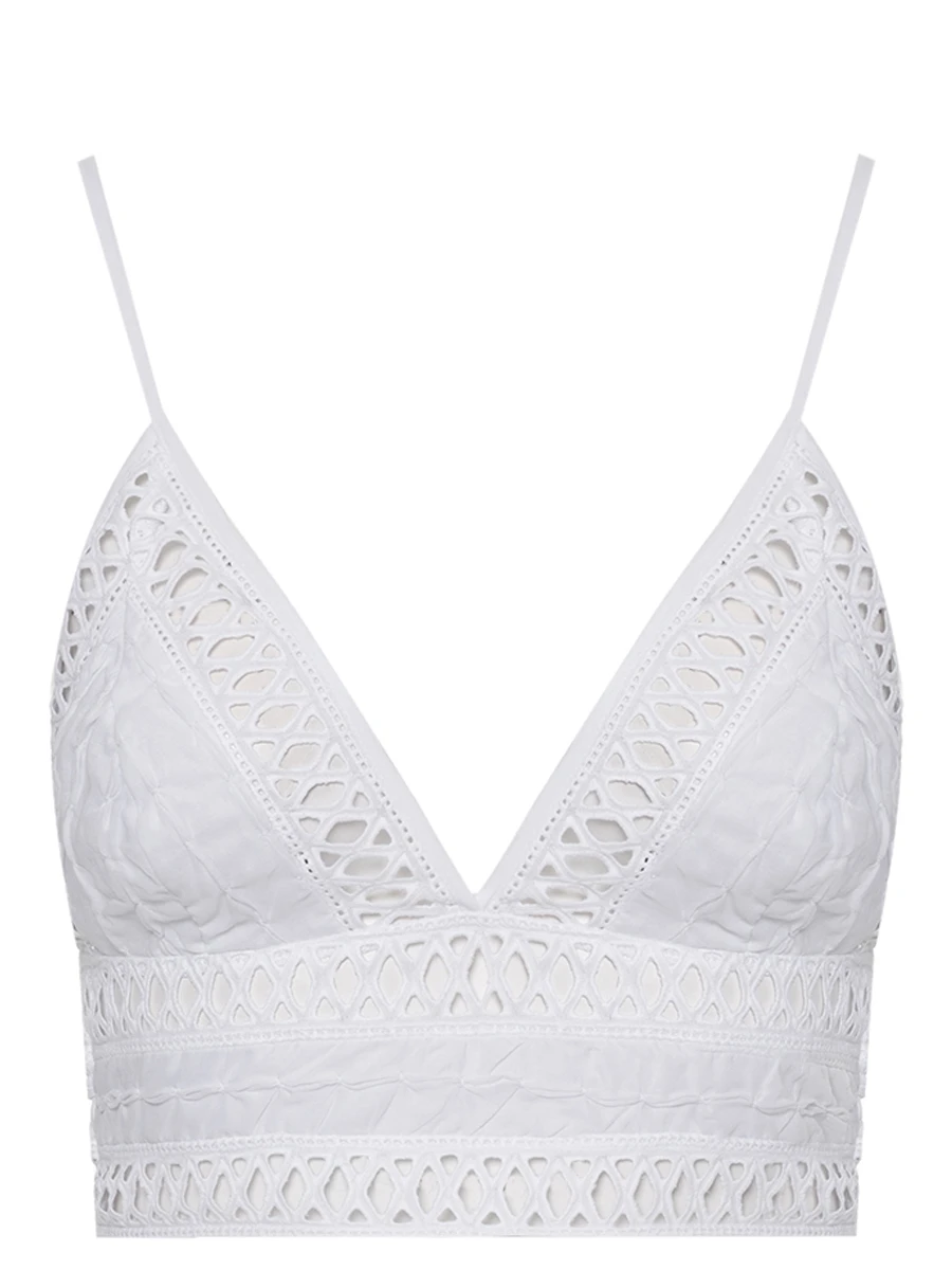 Топ хлопковый CHARO RUIZ 251104 Белый 