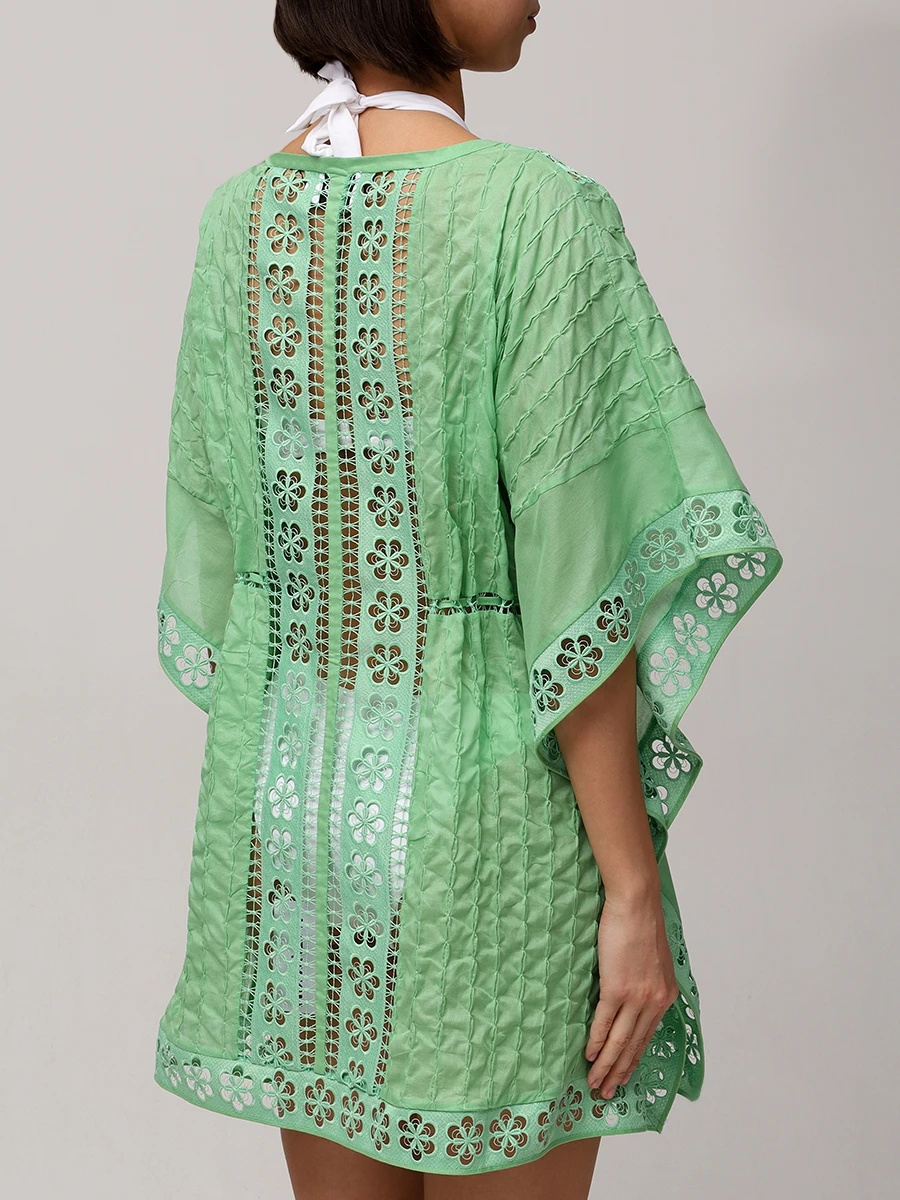 

Туника хлопковая, Зеленый, 251205