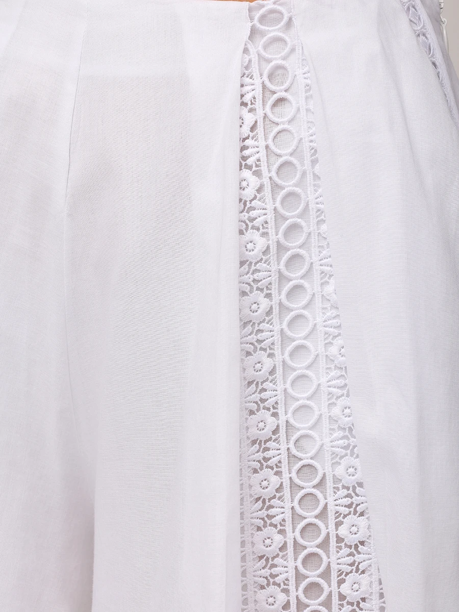 Шорты хлопковые CHARO RUIZ 251501 Белый  Фото 5