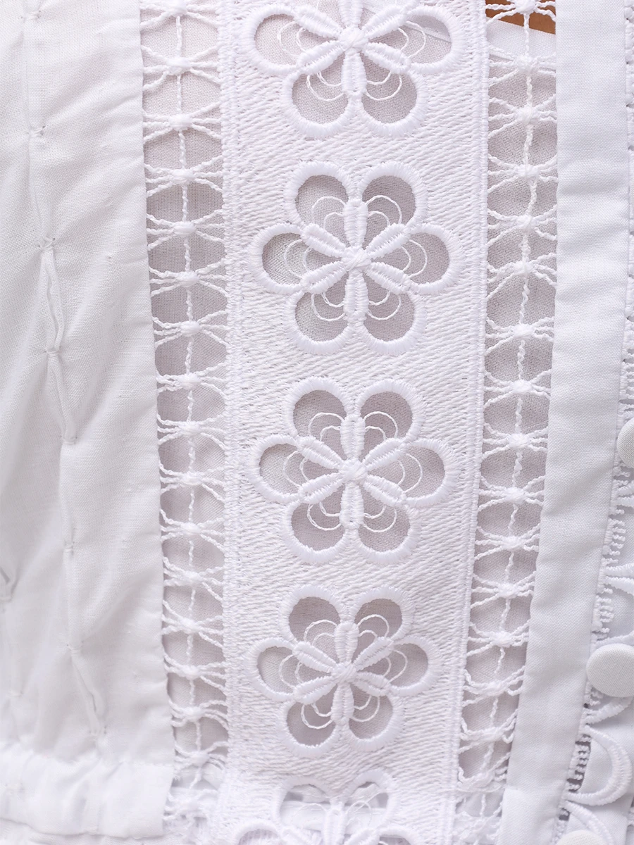 Платье хлопковое CHARO RUIZ 251604 Белый  Фото 6