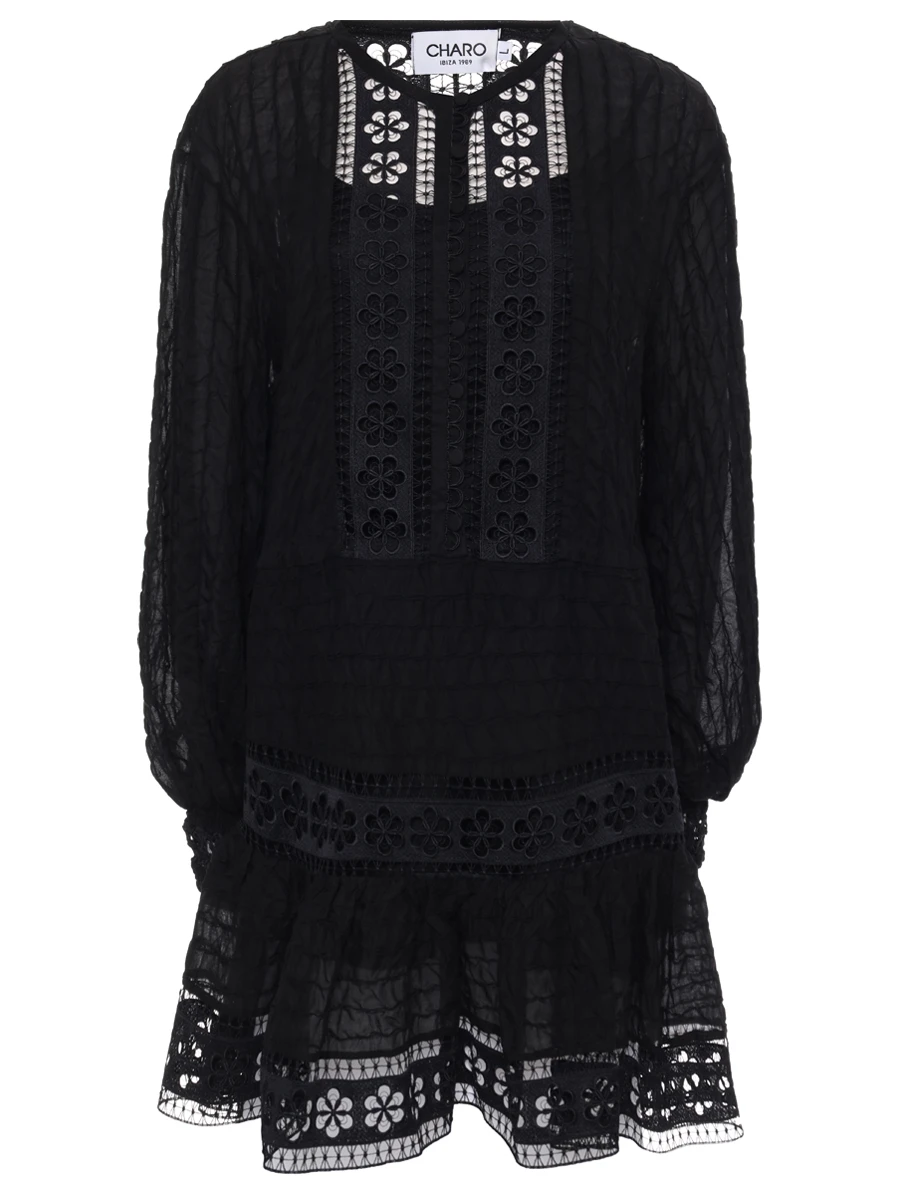 Платье хлопковое CHARO RUIZ 251604 Черный 