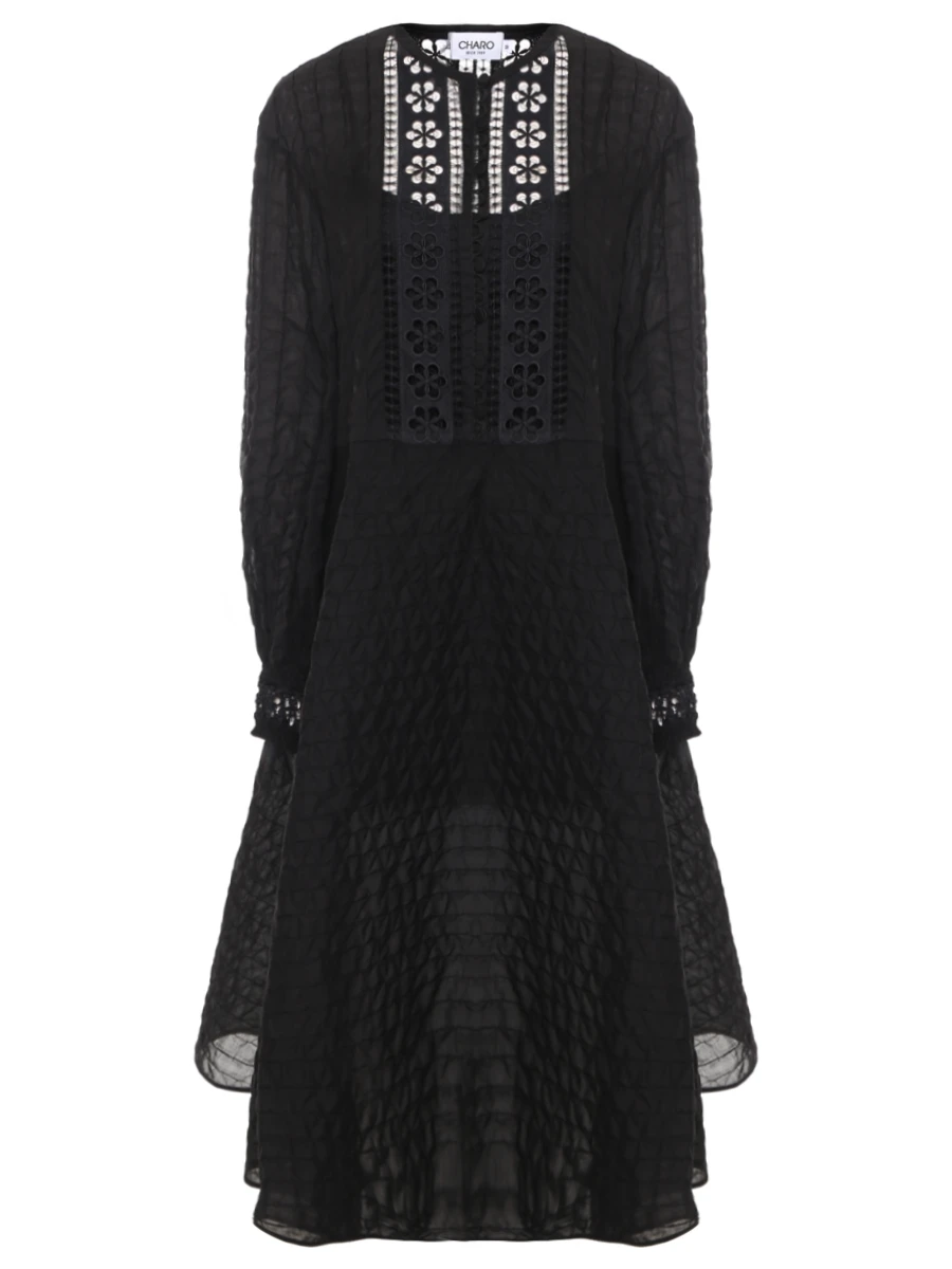 Платье хлопковое CHARO RUIZ 251622 Черный 