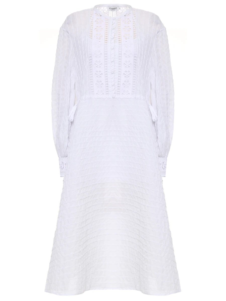 Платье хлопковое CHARO RUIZ 251622 Белый 