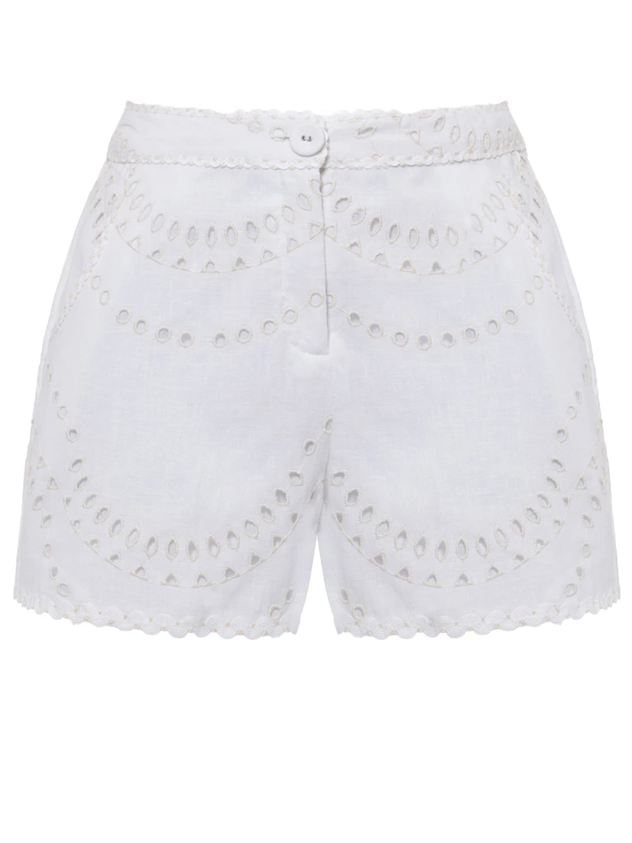 

Шорты из хлопка и льна, Принт, 254500