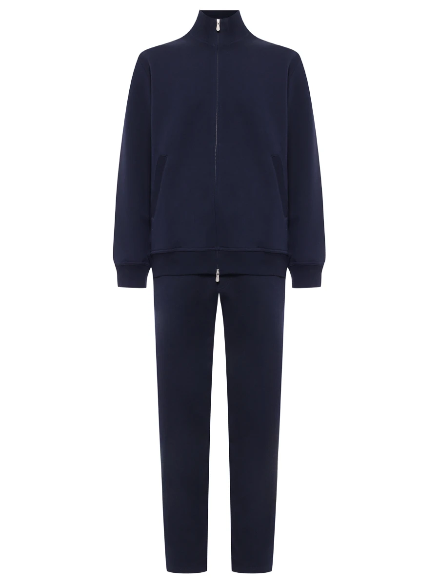 Костюм хлопковый BRUNELLO CUCINELLI MM8319089G/MM8313243G C1265 Синий 