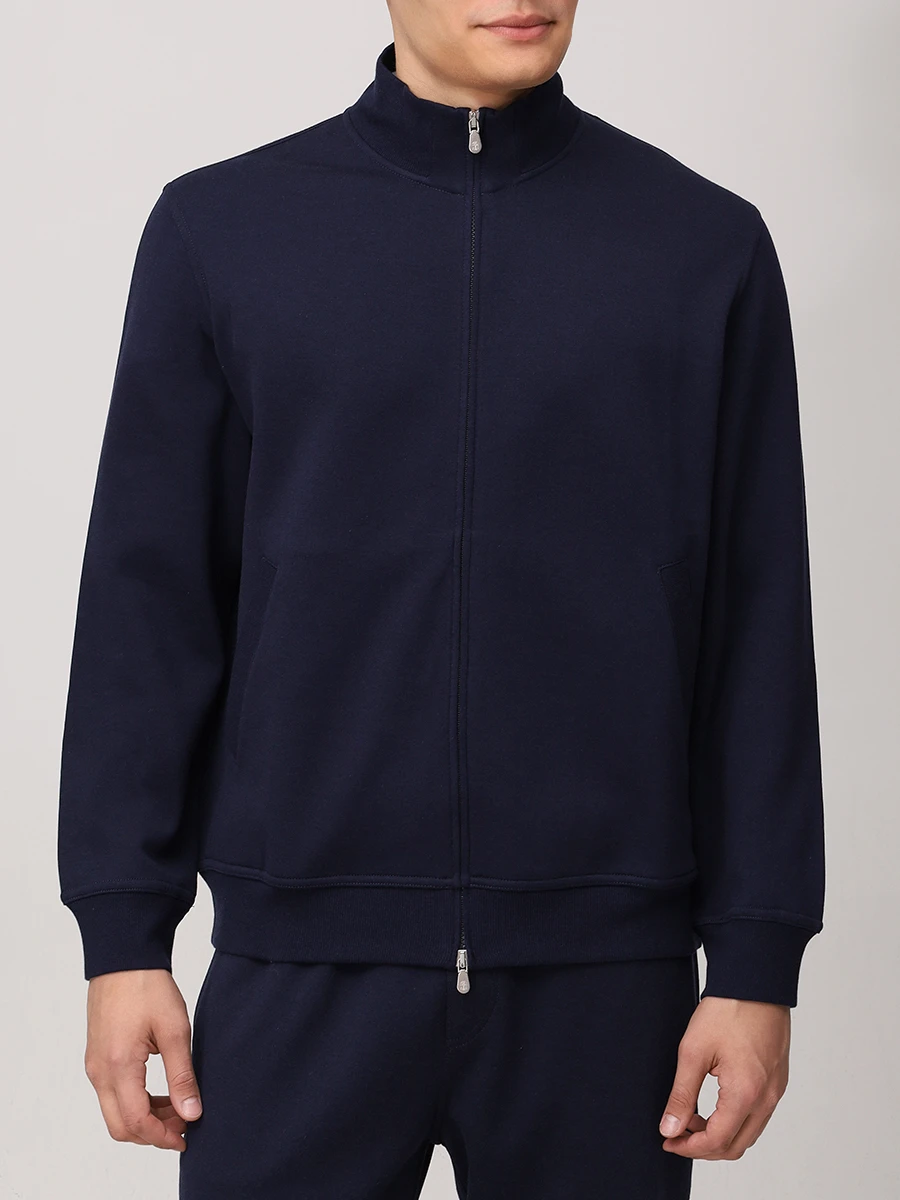 Костюм хлопковый BRUNELLO CUCINELLI MM8319089G/MM8313243G C1265 Синий  Фото 4