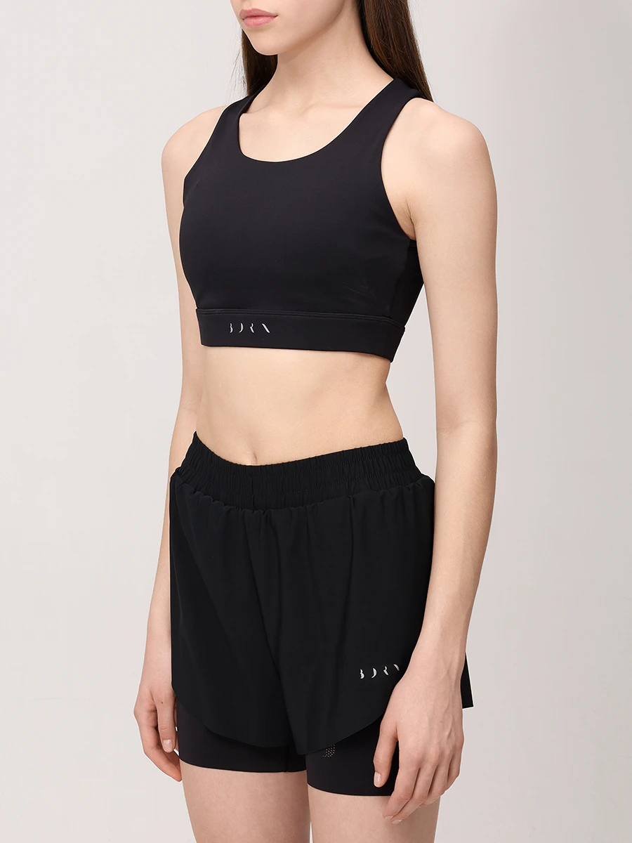 Топ однотонный BORN Top Nara Black Черный  Фото 4