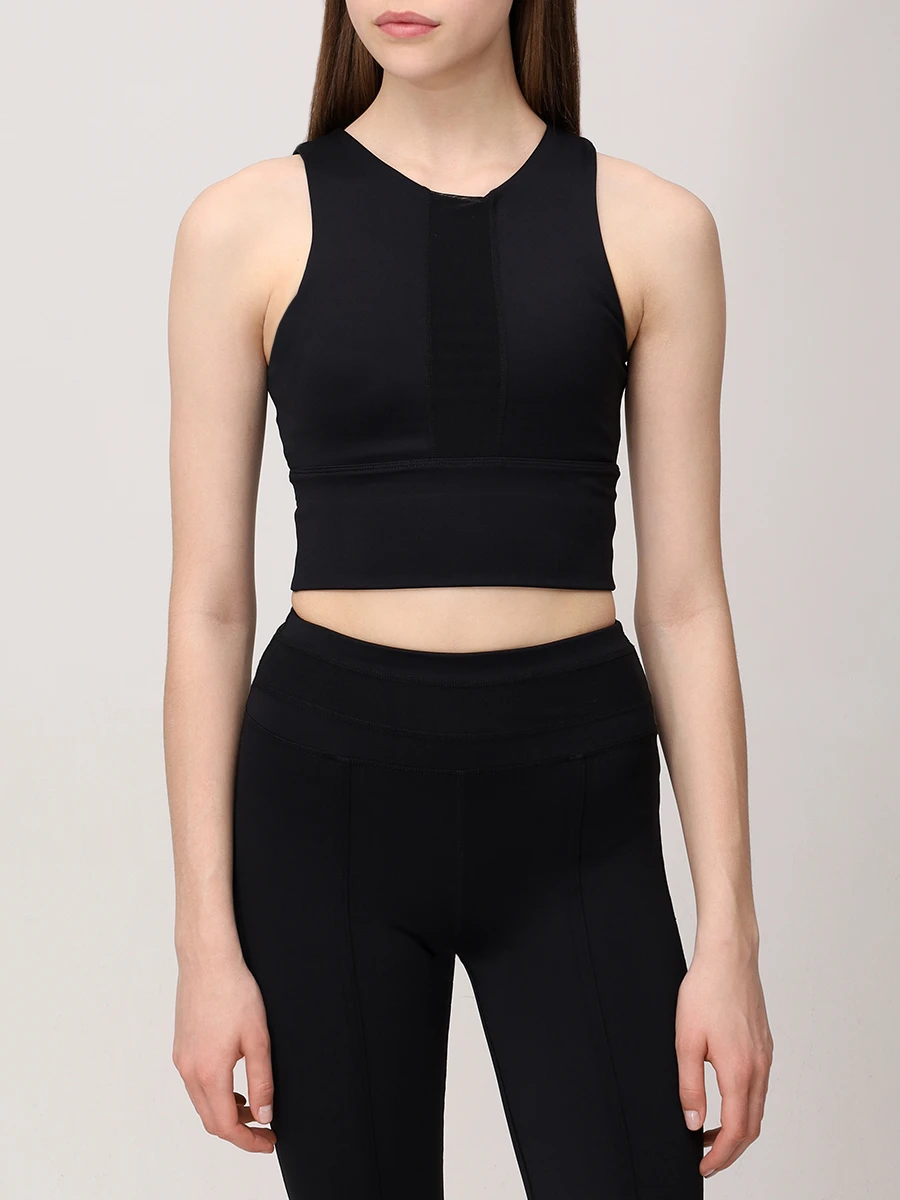 Топ однотонный BORN Top Maeva Black Черный  Фото 4
