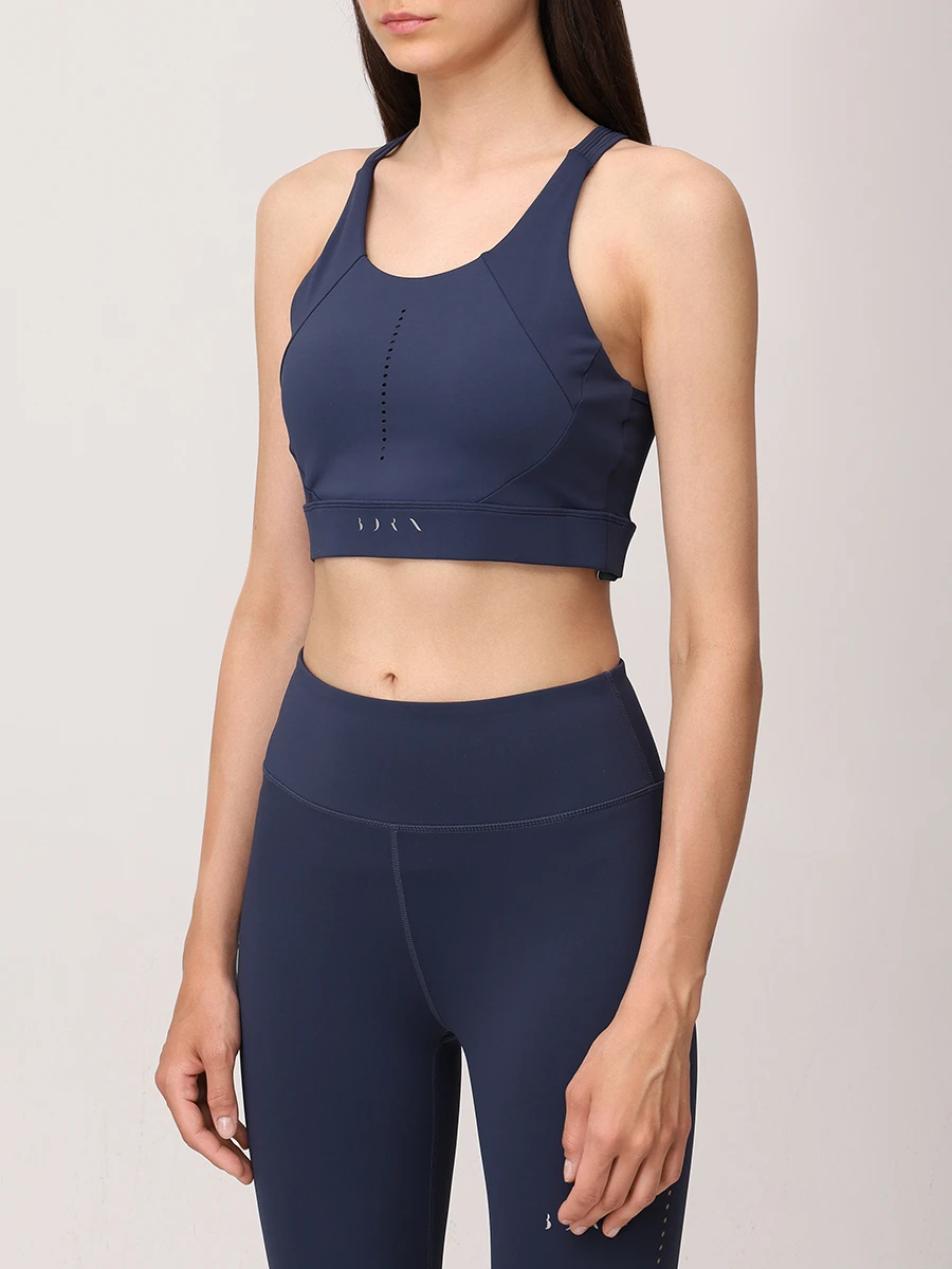 Топ однотонный BORN Top Saril Sailor Blue Синий  Фото 4