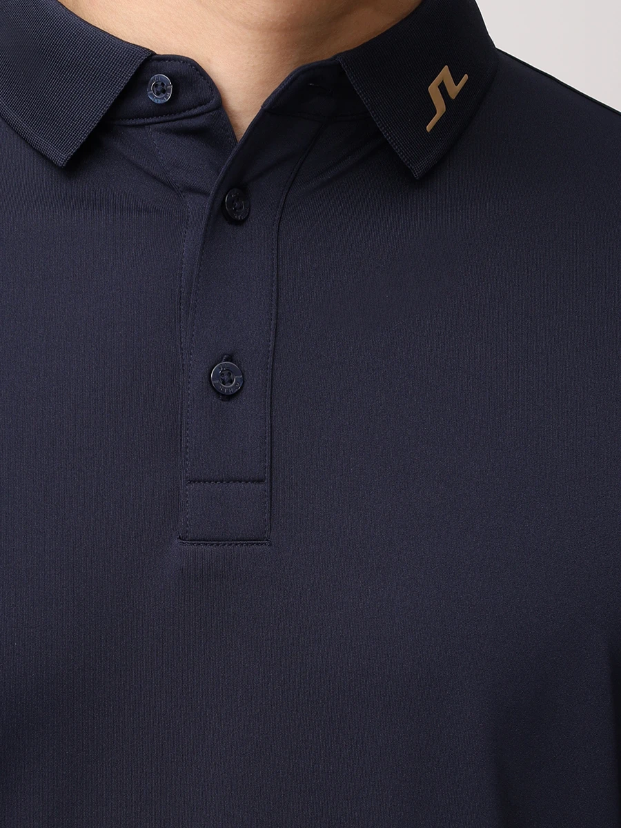 Поло с логотипом J.LINDEBERG GMJT11947/E379 Синий  Фото 6