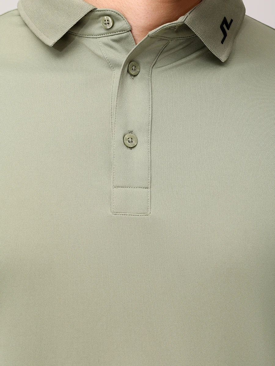 Поло с логотипом J.LINDEBERG GMJT11825/M311 Зеленый  Фото 5