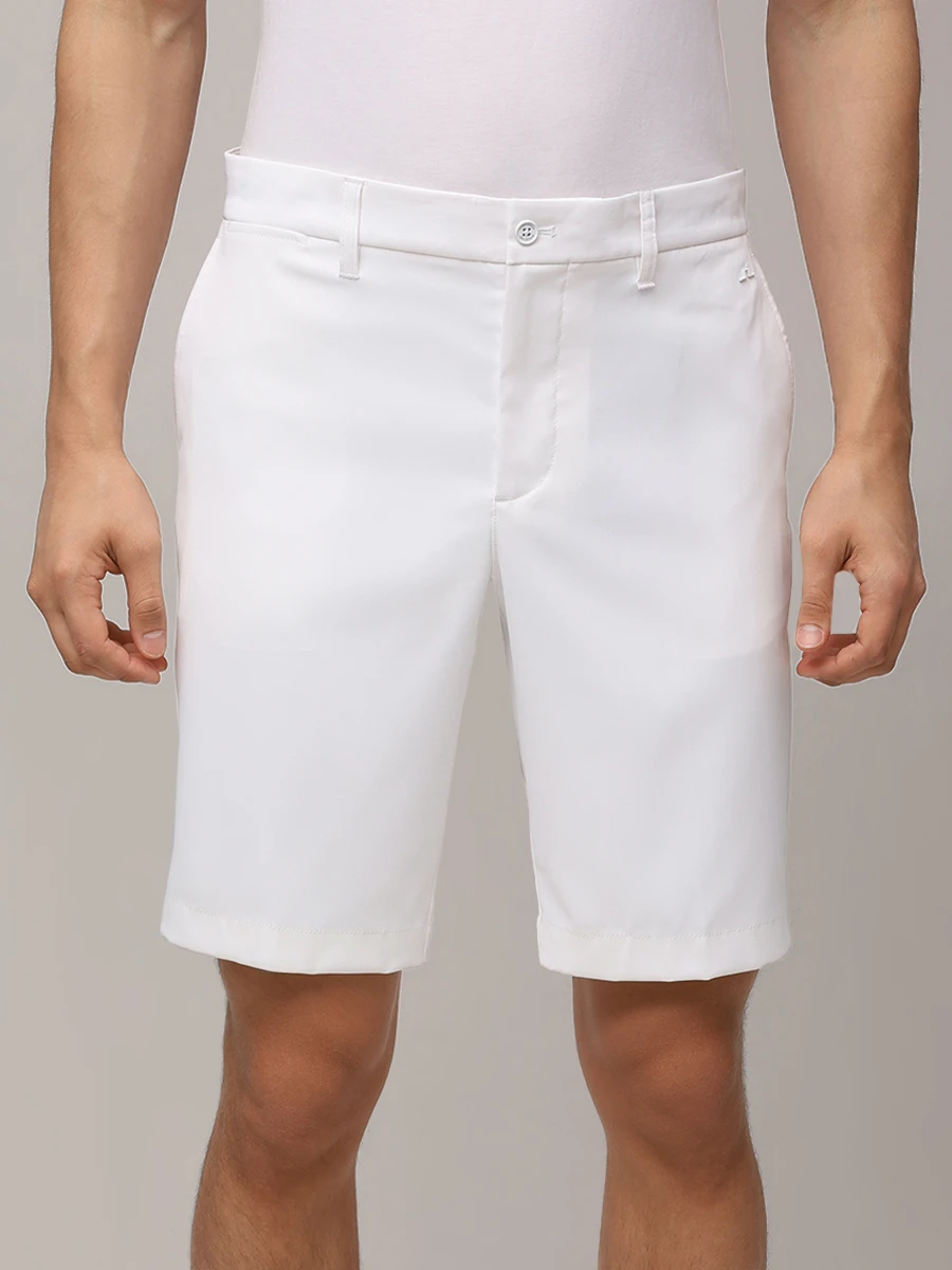 Шорты однотонные J.LINDEBERG GMPA12137/0000 Белый  Фото 4