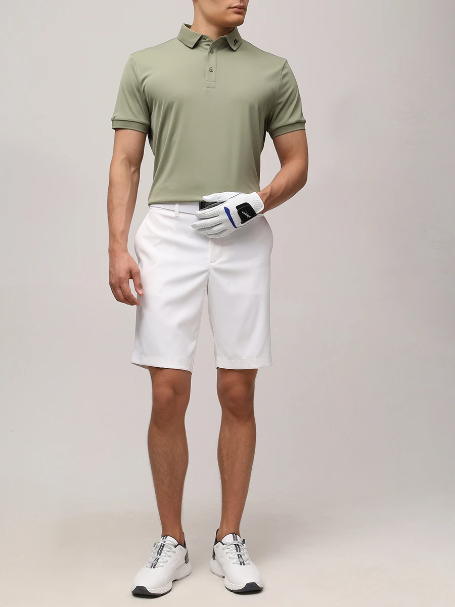 Поло с логотипом J.LINDEBERG GMJT11947/M523 Зеленый  Фото 2