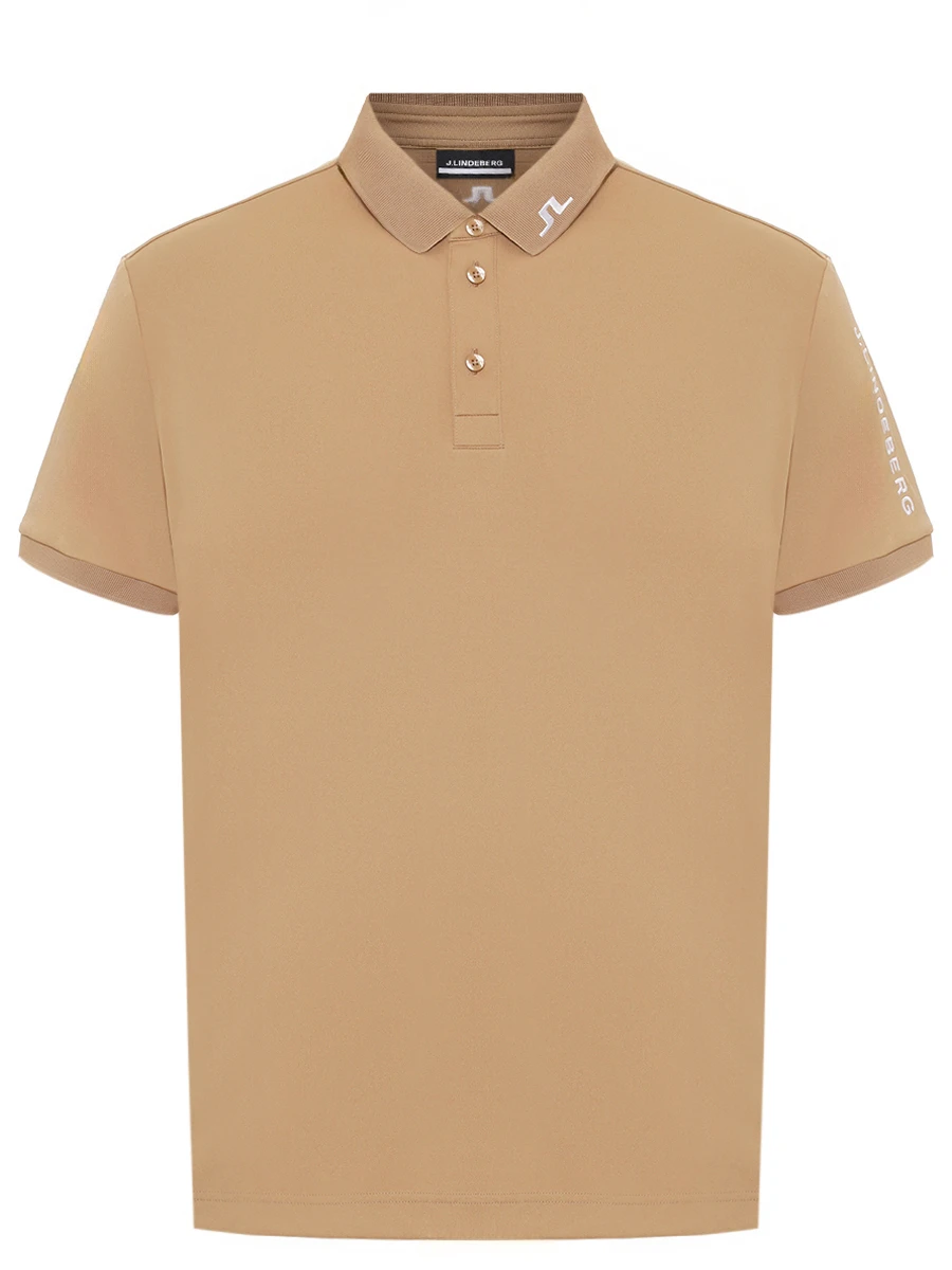 Поло с логотипом J.LINDEBERG GMJT11823/E376 Бежевый 