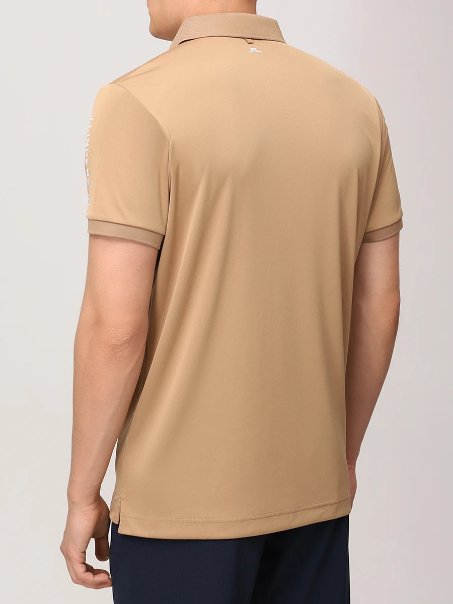 

Поло с логотипом, Бежевый, GMJT11823/E376