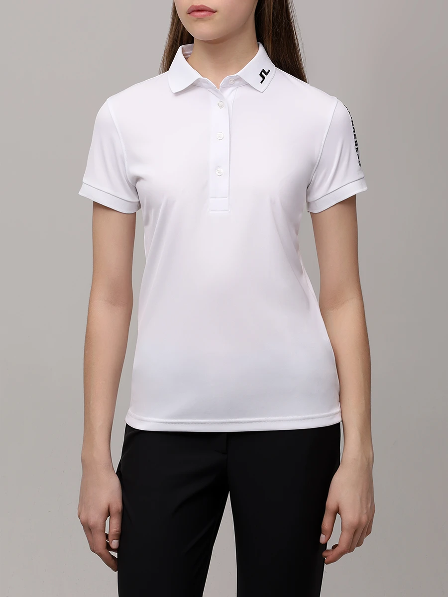 Поло с логотипом J.LINDEBERG GWJT06332/0000 Белый  Фото 4