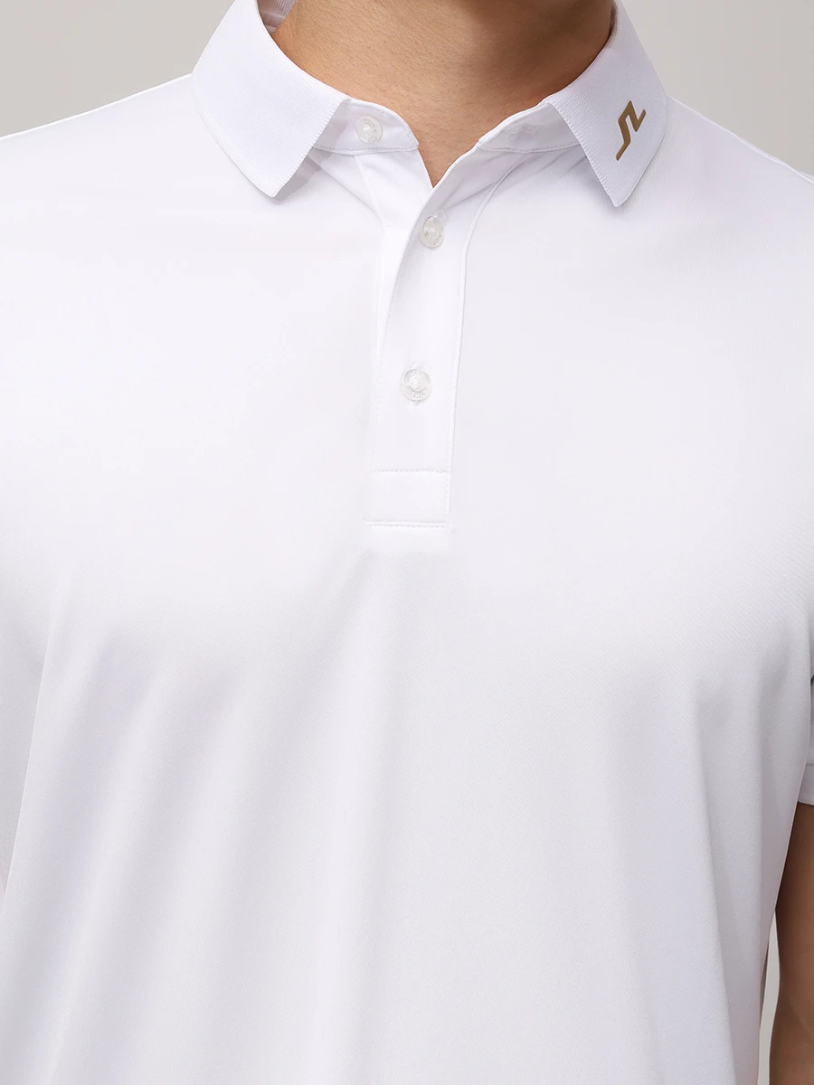 Поло с логотипом J.LINDEBERG GMJT11825/0000 Белый  Фото 5