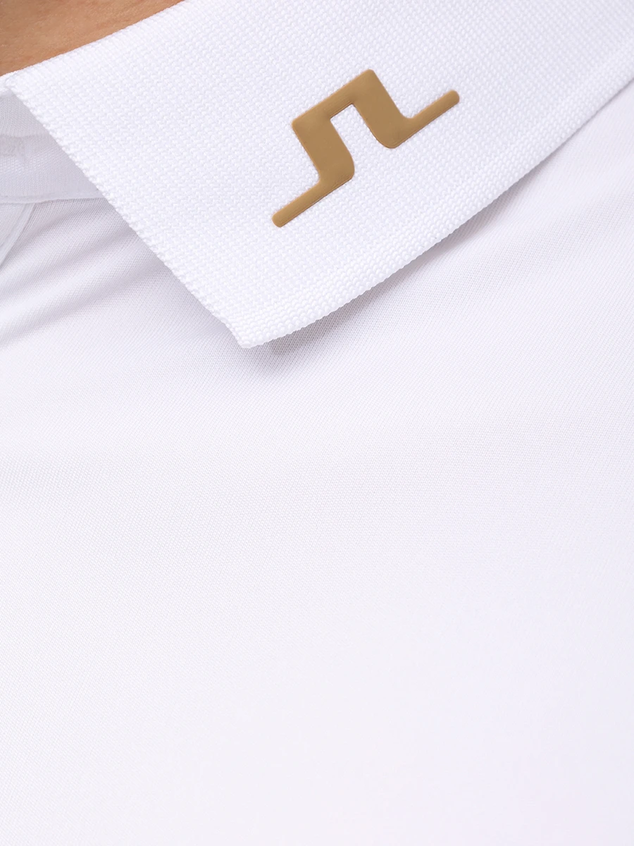 Поло с логотипом J.LINDEBERG GMJT11825/0000 Белый  Фото 6