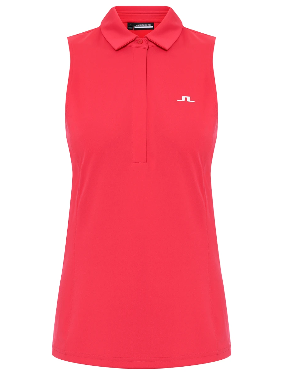 Поло с логотипом J.LINDEBERG GWJT11795/Q113 Розовый 