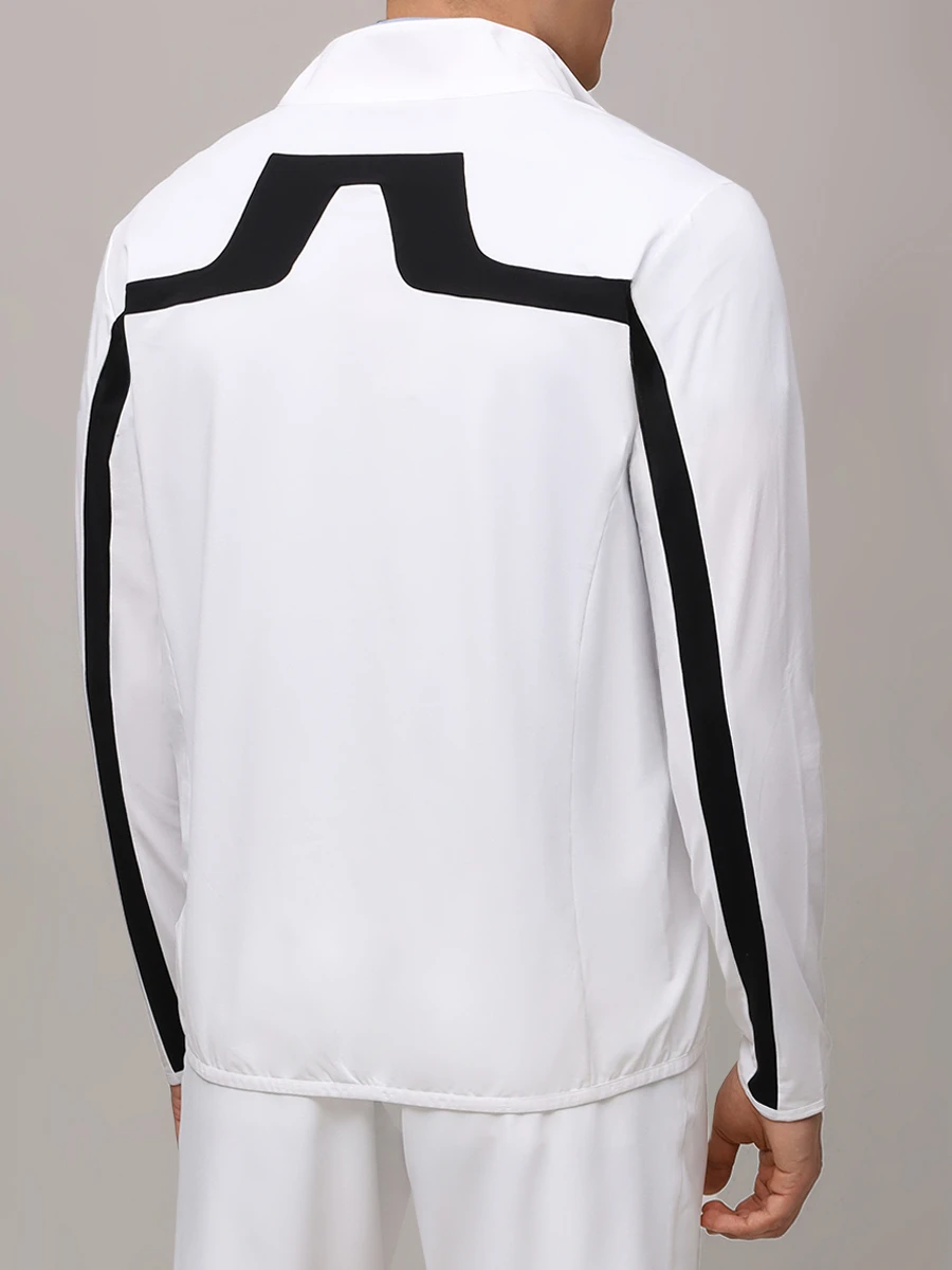 Олимпийка с логотипом J.LINDEBERG GMJS03873/0000 Белый  Фото 3