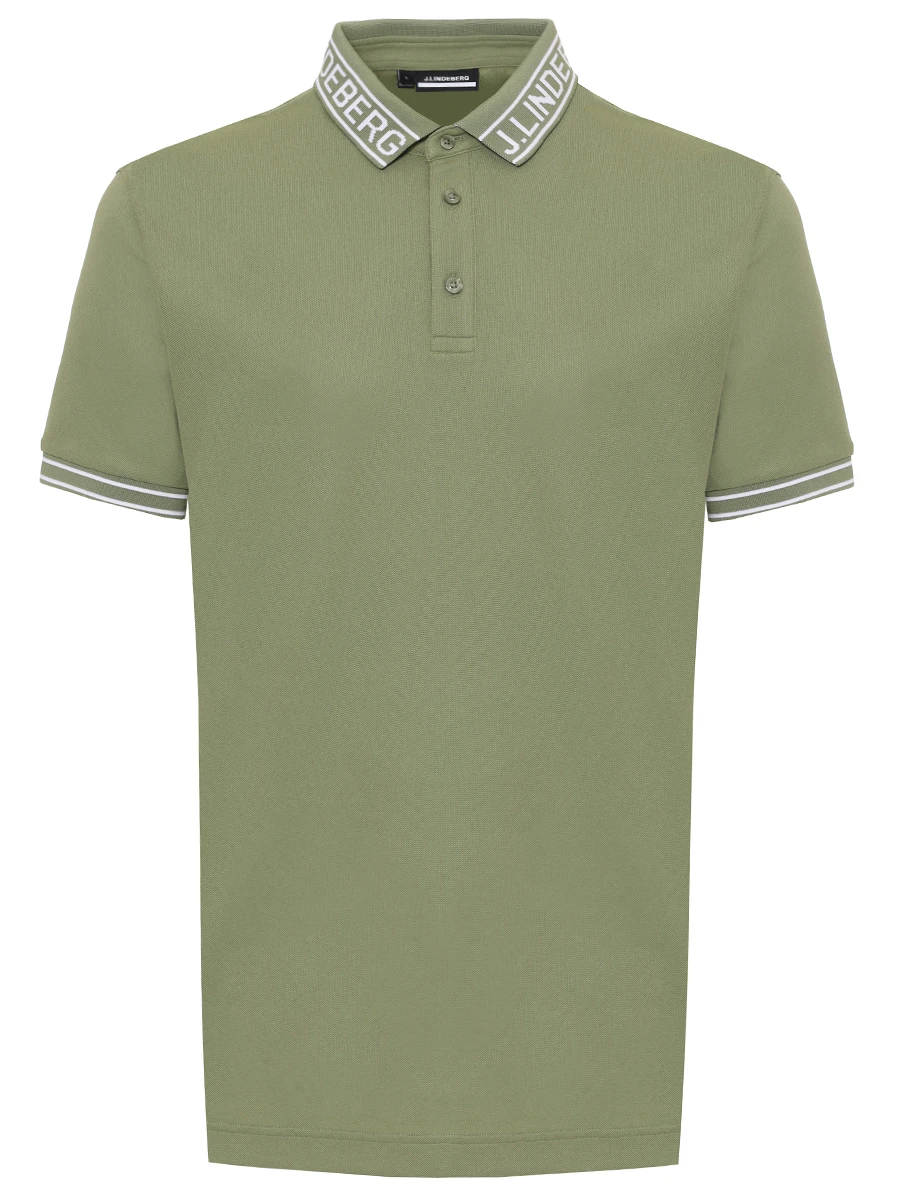 Поло с логотипом J.LINDEBERG GMJT11952/M311 Зеленый 